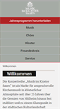 Mobile Screenshot of musik-im-kloster-saarn.de
